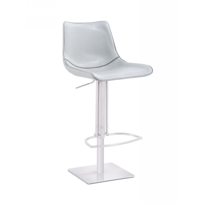 LA Furniture Manning Modern White Bar Stool VGHR5362GB Contemporary Style by Vig Furnitrue Number 76279 Catch Home Goods