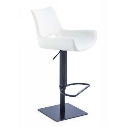 LA Furniture Niles Modern White Bar Stool VGHR5364GB Contemporary Style by Vig Furnitrue Number 76285 Catch Home Goods