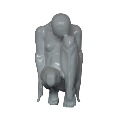LA Furniture Modern White Kneeling Sculpture VGTHSZ-0866 Contemporary Style by Vig Furnitrue Number 76362 Catch Home Goods