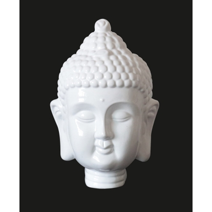LA Furniture Modern White Buddha Head Sculpture VGTHSZ-0777-WHT Contemporary Style by Vig Furnitrue Number 76364 Catch Home Goods