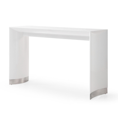 LA Furniture Corbett Contemporary White Bar Table VGVCBT1920 Contemporary Style by Vig Furnitrue Number 76377 Catch Home Goods
