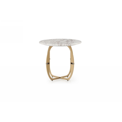 LA Furniture Echo Modern Marble End Table VGVCET1916 Contemporary Style by Vig Furnitrue Number 76389 Catch Home Goods