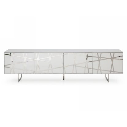 LA Furniture Kilson Modern White TV Stand VGVCTV1819 Contemporary Style by Vig Furnitrue Number 76725 Catch Home Goods