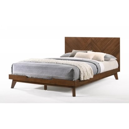 LA Furniture Eastern King Soren Modern Walnut Bed VGMABR-89-EK Contemporary Style by Vig Furnitrue Number 76732 Catch Home Goods