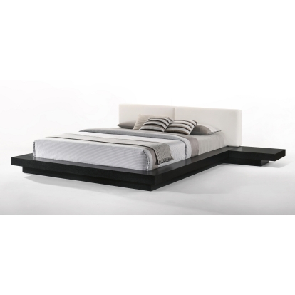 LA Furniture Tokyo Eastern King Contemporary Black and White Platform Bed VGMABR-90-BLK-WHT-EK Contemporary Style by Vig Furnitrue Number 76815|76815A Catch Home Goods