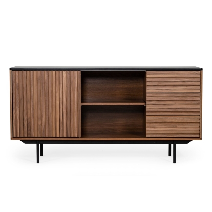 LA Furniture Maggie Modern Walnut and Grey Buffet VGDWJ9690 Contemporary Style by Vig Furnitrue Number 76924 Catch Home Goods