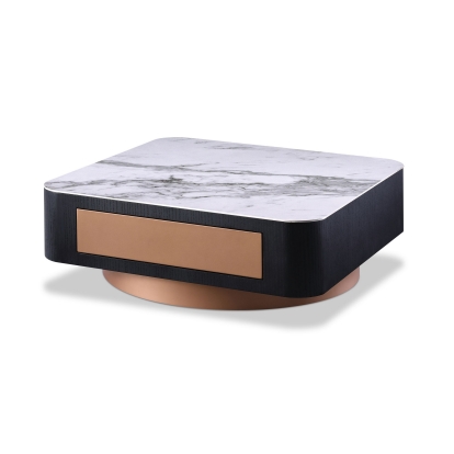 LA Furniture Peak Modern Black Oak Coffee Table VGHB350E Contemporary Style by Vig Furnitrue Number 76934 Catch Home Goods