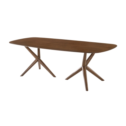 LA Furniture Utah Modern Walnut Rectangular Dining Table VGMAMIT-8107 Contemporary Style by Vig Furnitrue Number 76937 Catch Home Goods