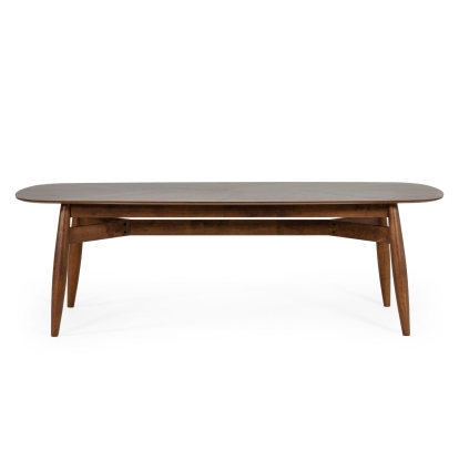 LA Furniture Ackley Modern Walnut Rectangular Dining Table VGMAMIT-8117 Contemporary Style by Vig Furnitrue Number 76939 Catch Home Goods