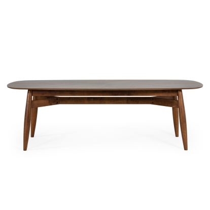 LA Furniture Ackley Modern Walnut Rectangular Dining Table VGMAMIT-8117 Contemporary Style by Vig Furnitrue Number 76939 Catch Home Goods