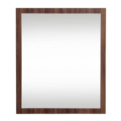 LA Furniture Asus Italian Modern Walnut Mirror VGACASUS-MIR-WAL Contemporary Style by Vig Furnitrue Number 77009 Catch Home Goods