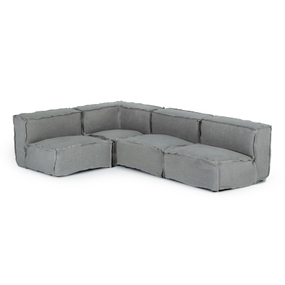 LA Furniture Navstar Contemporary Grey Fabric Modular Sectional Sofa VGUIMY768 Contemporary Style by Vig Furnitrue Number 77291 Catch Home Goods