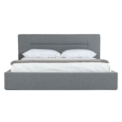 LA Furniture Juliana Eastern King Italian Modern Dark Grey Upholstered Bed VGACJULIANA-BED-EK Contemporary Style by Vig Furnitrue Number 77315A Catch Home Goods