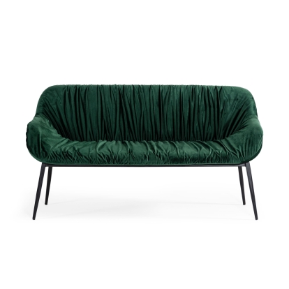LA Furniture Katrina Modern Green Fabric Bench VGEUMC-9389SF-2-BENCH Contemporary Style by Vig Furnitrue Number 77707 Catch Home Goods