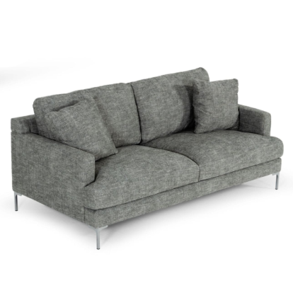 LA Furniture Janina Modern Dark Grey Fabric Sofa VGKKKF1032-DRKGRY-3 Contemporary Style by Vig Furnitrue Number 77736 Catch Home Goods