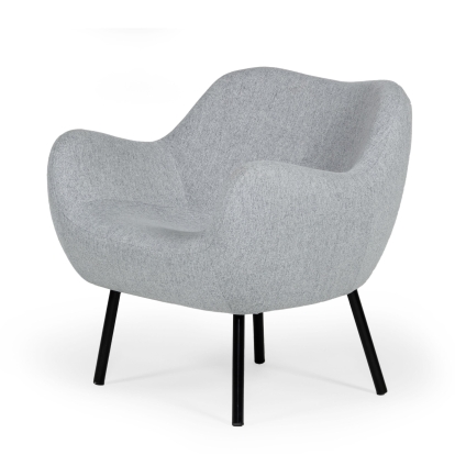 LA Furniture Peyton Modern Grey Fabric Accent Chair VGSWSAC336-GRY-CHAIR Contemporary Style by Vig Furnitrue Number DISCONTINUED Catch Home Goods