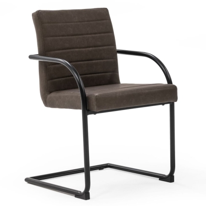 LA Furniture Ivey Modern Brown Dining Chair (Set of 2) VGSWSFC118-BRN-A-DC Contemporary Style by Vig Furnitrue Number 77790Z Catch Home Goods