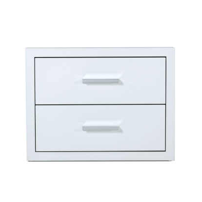 LA Furniture Adan Modern White Nightstand VGBBMB1706-NS-3 Contemporary Style by Vig Furnitrue Number 77874 Catch Home Goods