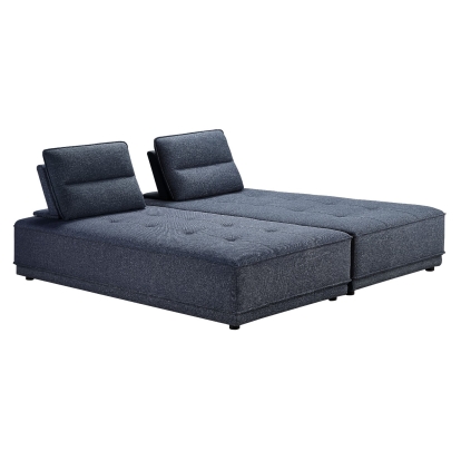 LA Furniture Glendale Modern Blue Fabric Modular Sectional Sofa VGMBMB-1907-BLU Contemporary Style by Vig Furnitrue Number 77888 Catch Home Goods