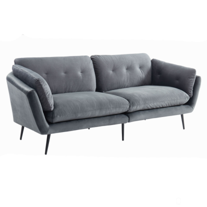 LA Furniture Cody Modern Dark Grey Fabric Sofa VGHCJYM2013-DKGRY Contemporary Style by Vig Furnitrue Number 77893 Catch Home Goods