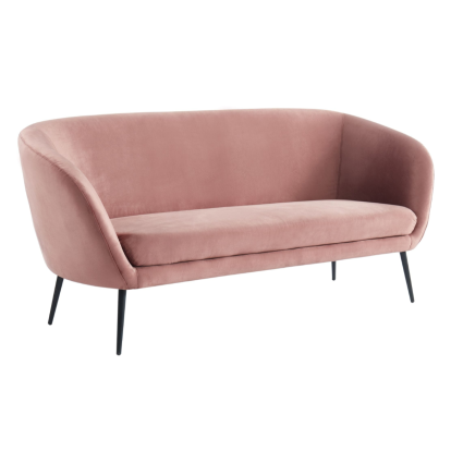 LA Furniture Koeing Modern Coral Fabric Sofa VGHCJYM2008-CRL Contemporary Style by Vig Furnitrue Number 77898 Catch Home Goods