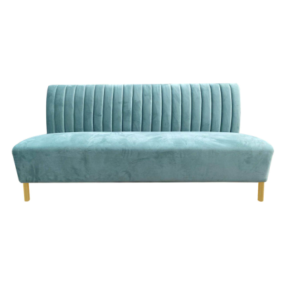 LA Furniture Mosko Modern Light Green & Gold Fabric Sofa VGEUMC-9714SF-GRN-S Contemporary Style by Vig Furnitrue Number 77915 Catch Home Goods
