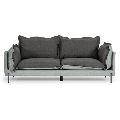 LA Furniture Mars Modern Grey & Dark Grey Fabric Sofa VGCF591-DKGRY-S Contemporary Style by Vig Furnitrue Number 77918 Catch Home Goods