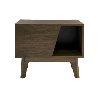 LA Furniture Abelard Mid-century Walnut Nightstand VGBBMB1707-NS Contemporary Style by Vig Furnitrue Number 77933 Catch Home Goods