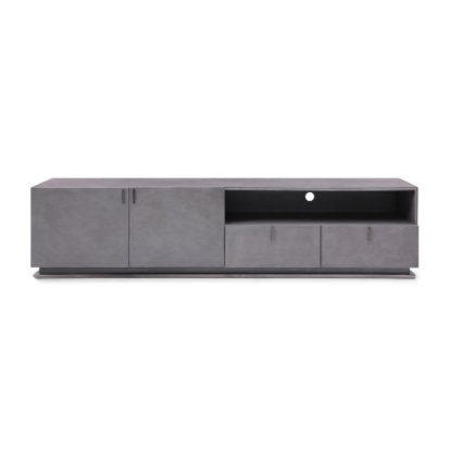 LA Furniture Buckley Modern Grey Crackle TV Stand VGVCTV2003-GRY-TV Contemporary Style by Vig Furnitrue Number 78086 Catch Home Goods