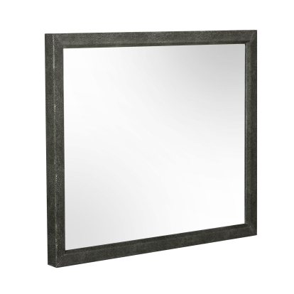 LA Furniture Howard Modern Shagreen Grey Leatherette Mirror VGGMMI-1528-MIR Contemporary Style by Vig Furnitrue Number 78300 Catch Home Goods
