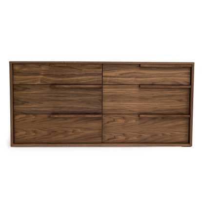 LA Furniture Amberlie Modern Walnut Dresser VGMABR-96-WAL-DRS Contemporary Style by Vig Furnitrue Number 78843 Catch Home Goods
