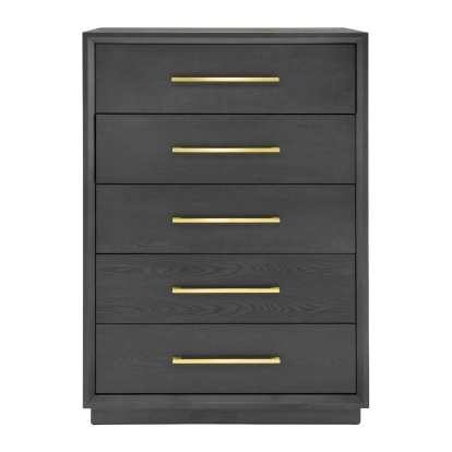 LA Furniture Manhattan- Contemporary Grey and Gold Chest VGMA-BR-127-CH Contemporary Style by Vig Furnitrue Number 79773 Catch Home Goods