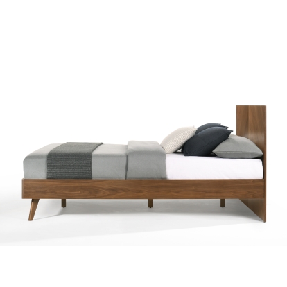 LA Furniture Kamela -Modern Walnut EK Bed VGMA-BR-128-BED-EK Contemporary Style by Vig Furnitrue Number 80173 Catch Home Goods