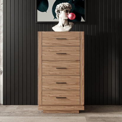 LA Furniture Bailey- Modern Walnut Chest VGHB-EM112W-W Contemporary Style by Vig Furnitrue Number 80314 Catch Home Goods