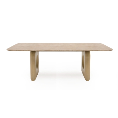 LA Furniture Osaka Modern Faux Marble + Natural Ash Dining Table VGCS-DT-22116 Contemporary Style by Vig Furnitrue Number 80452A Catch Home Goods