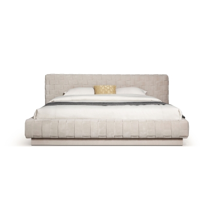 LA Furniture Eastern King Concord Modern Light Grey Velvet Bed VGVCBD2311-EK Contemporary Style by Vig Furnitrue Number 80481 Catch Home Goods