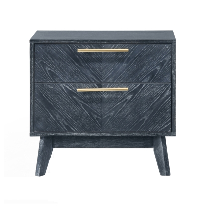 LA Furniture Diana Modern Grey Ash Nightstand VGMABR-132-NS Contemporary Style by Vig Furnitrue Number 80513 Catch Home Goods