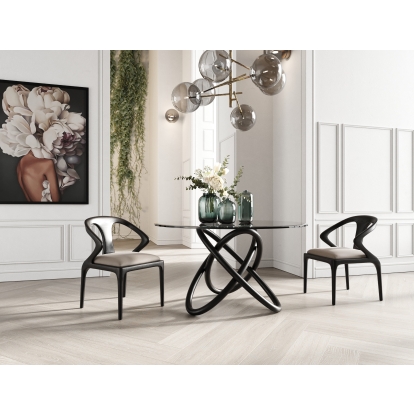 LA Furniture Campbell Mid-Century Modern Grey & Black Ash Dining Chair VGCS-CH-9808A-GRY Contemporary Style by Vig Furnitrue Number 80763 Catch Home Goods