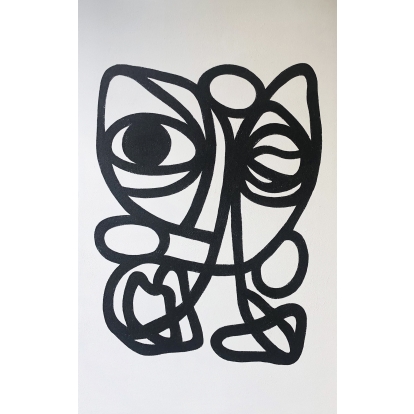 LA Furniture VIG23002 Absract Oil Painting VGSHVIG23002 Contemporary Style by Vig Furnitrue Number 80779 Catch Home Goods