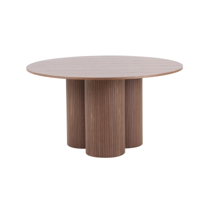 LA Furniture Depew Mid-Century Modern Walnut Round Dining Table VGDWJ3646-1-WAL Contemporary Style by Vig Furnitrue Number 81003 Catch Home Goods