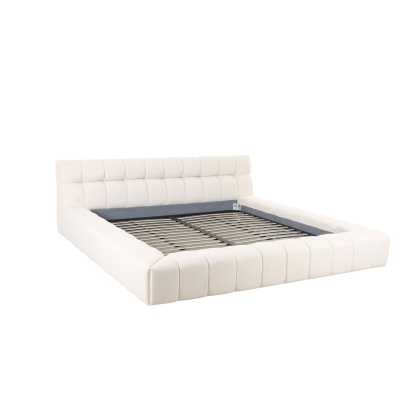 LA Furniture Tyree Modern Tufted Off-White Fabric Bed-queen VGOD-DY-22116-BED-Q Contemporary Style by Vig Furnitrue Number 81051|81051A Catch Home Goods