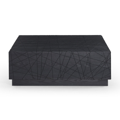 LA Furniture Kenda Modern Black Oak Square Coffee Table With Storage VGVCCT2355 Contemporary Style by Vig Furnitrue Number 81188 Catch Home Goods