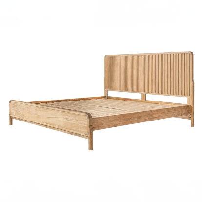 LA Furniture Mikala Modern Natural Oak Bed VGWDMIL-BED Contemporary Style by Vig Furnitrue Number 81304|81304A|81305|81305A Catch Home Goods