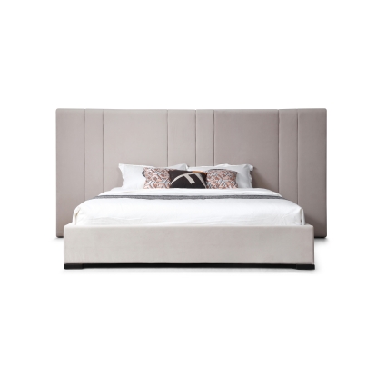 LA Furniture Queen Penelope Modern Grey Velvet Bed VGVCBD2312-Q Contemporary Style by Vig Furnitrue Number 81425 Catch Home Goods