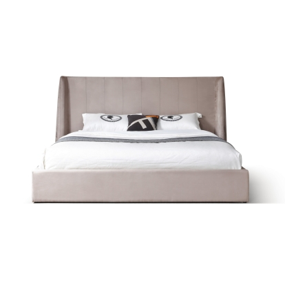 LA Furniture Eastern King Roma Modern Taupe Microfiber Upholstered Bed VGVCBD2305-TPE-EK Contemporary Style by Vig Furnitrue Number 81427 Catch Home Goods