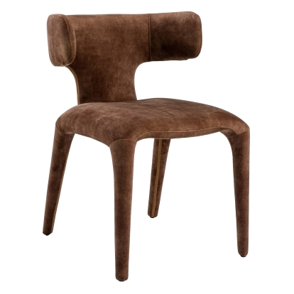 LA Furniture Saehee Modern Camel Velvet Fabric Dining Chair VGEUMC-7512CH-DECENT-004 Contemporary Style by Vig Furnitrue Number 81542 Catch Home Goods