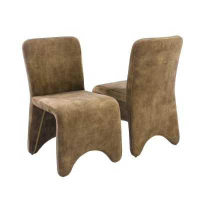 LA Furniture Ditka Modern Camel Velvet Dining Chair (Set of 2) VGEUMC-7510CH-DECENT-004 Contemporary Style by Vig Furnitrue Number 81547Z Catch Home Goods