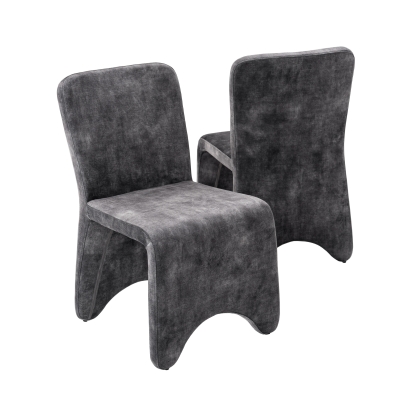 LA Furniture Ditka Modern Grey Velvet Dining Chair (Set of 2) VGEUMC-7510CH-DECENT-032 Contemporary Style by Vig Furnitrue Number 81548Z Catch Home Goods