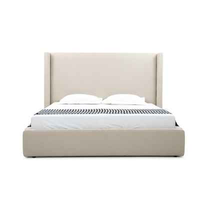 LA Furniture Byrne Modern Beige Fabric Bed VGEVVG713-C-01 Contemporary Style by Vig Furnitrue Number 81557|81558 Catch Home Goods