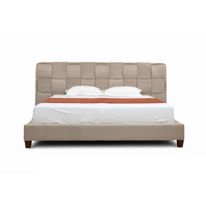 LA Furniture McKamey Modern Beige Fabric Bed VGEVVG728-VIENNA-039 Contemporary Style by Vig Furnitrue Number 81561|81562 Catch Home Goods